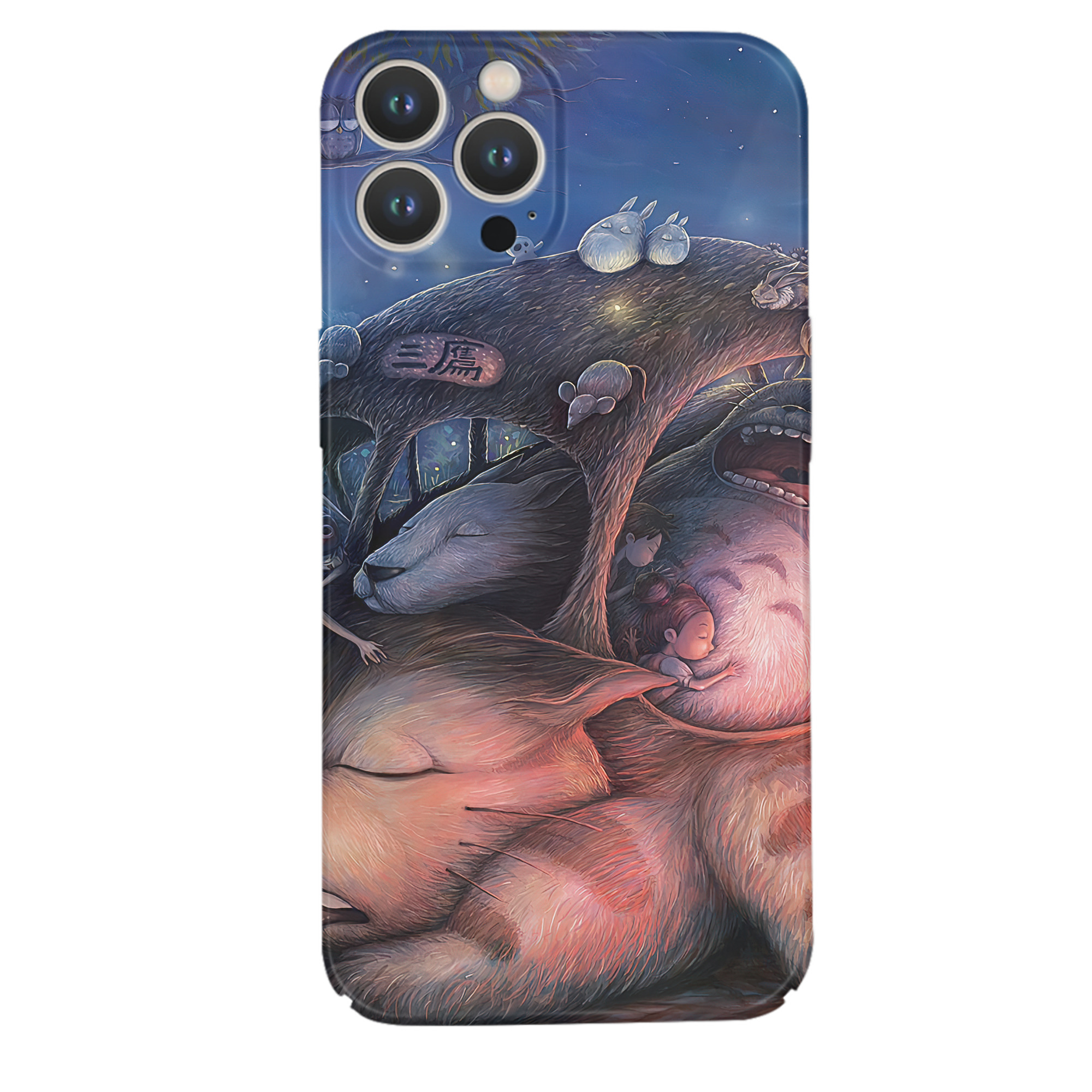 （画像用） となりのトトロ 草壁メイ 草壁サツキ My Neighbor Totoro Satsuki Kusakabe Mei Kusakabe 【iPhone 14シリーズ対応】ハードケース